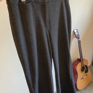 Talbots Black Trousers Classic Straight-Leg